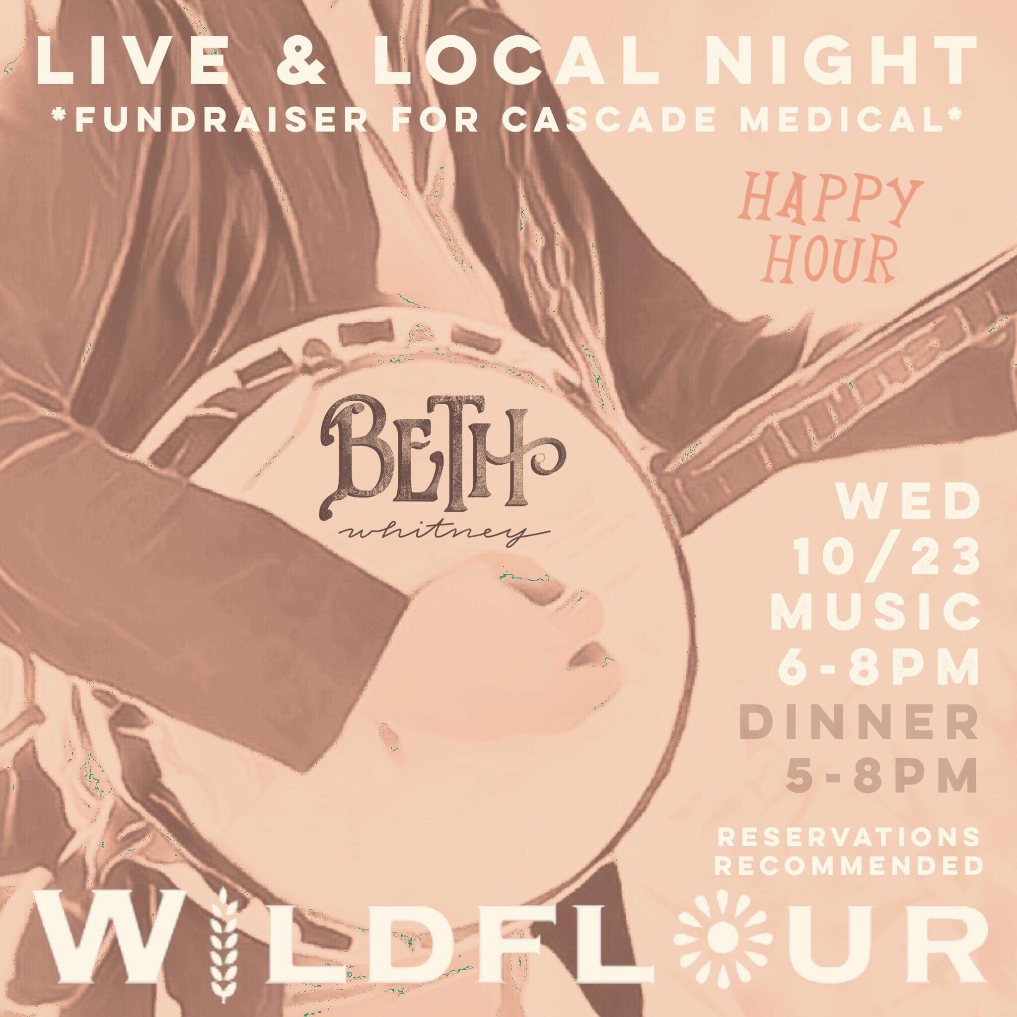 Wildflour benefit poster