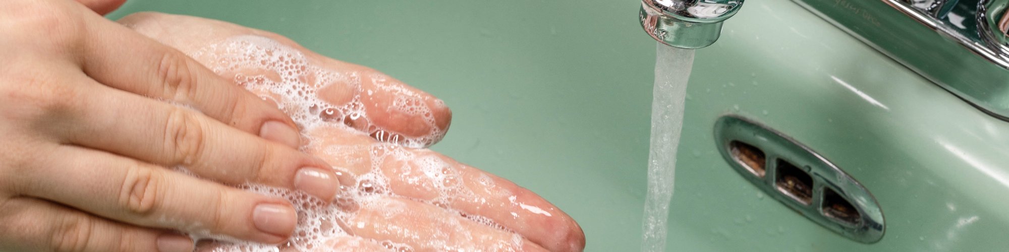 Hand-washing is an important way to protect yourself from viruses.