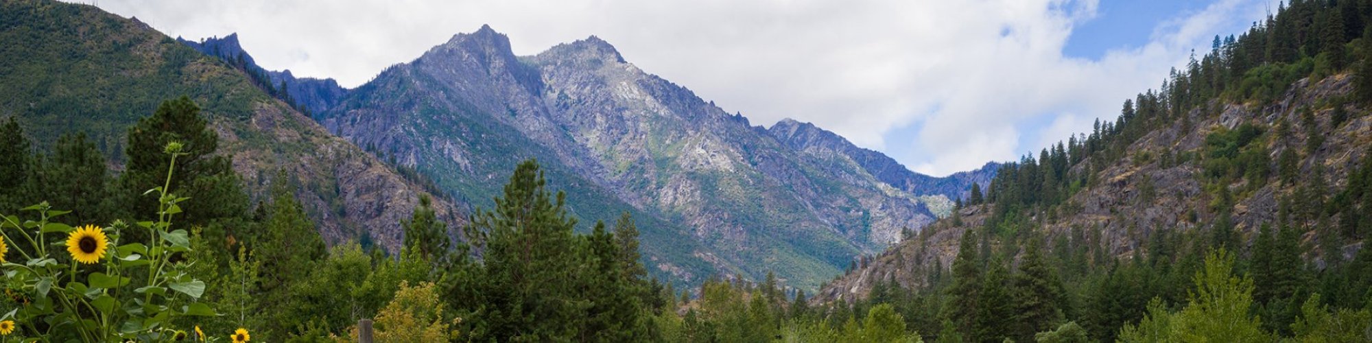 view of sleeping lady mountain