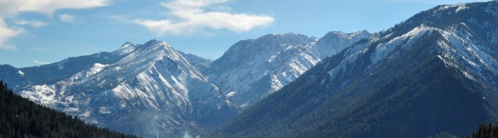 A view of Wedge Mountain from North Road in Peshastin.