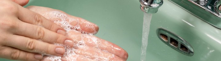 Hand-washing is an important way to protect yourself from viruses.